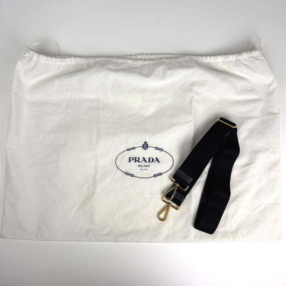 PRADA Black Canvas Shoulder Bag - Picture 10 of 10